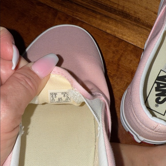 Vans Pink Slip-On Sneakers - Picture 4 of 5